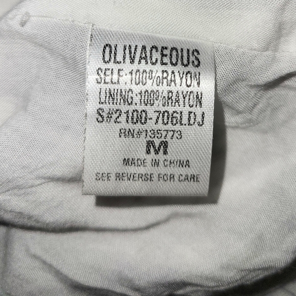 Olivaceous - Floral Tiered Lilac Print Swiss Dots Rayon Maxi Dress- Size M - Picture 6 of 8